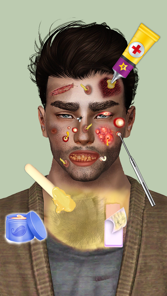 Waxing Hair ASMR Makeup Spa