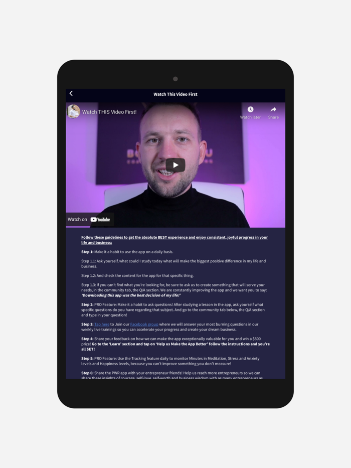 PWR - Become Happy and Wealthy