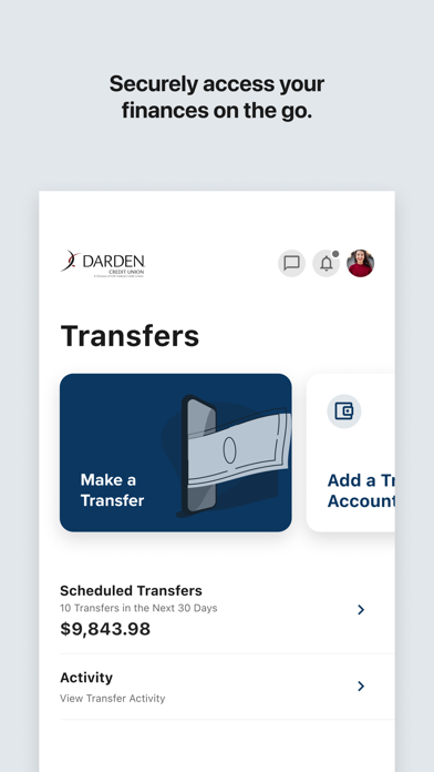 Darden Credit Union Mobile screenshot 2