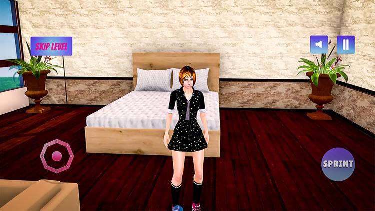 Anime School Girl Sim 3d screenshot-7