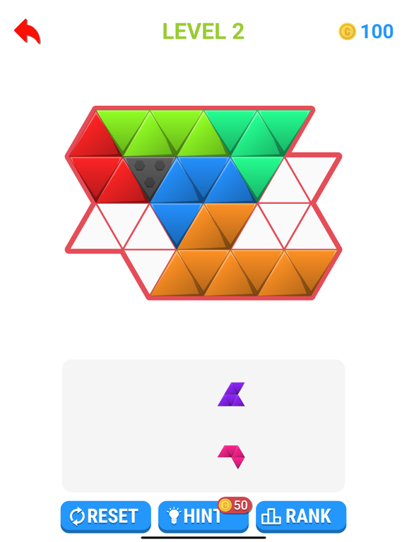 Block Puzzle - Hexagon Tangram screenshot 3