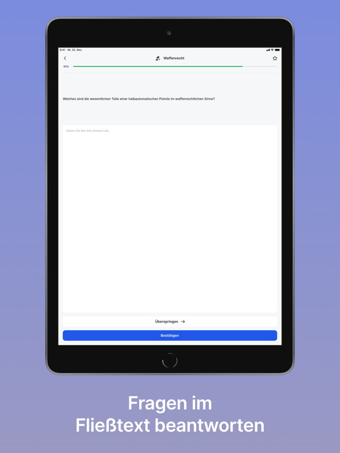 Waffensachkunde-Trainer