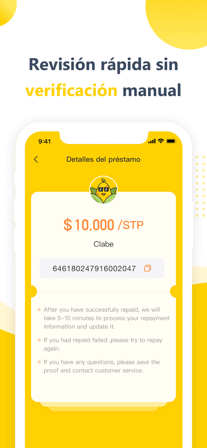 Maíz Crédito-prestamos rapidos