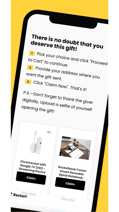 Giftinity App screenshot 3