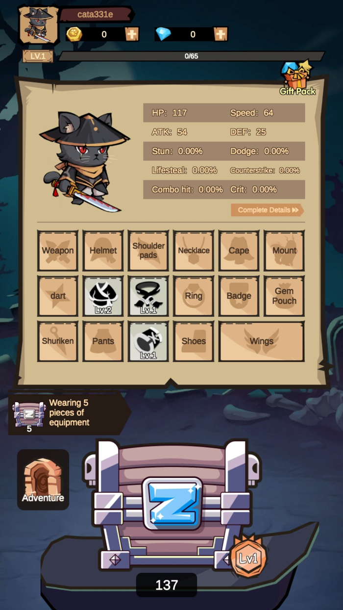 Crazy Ninja Cat - Idle Arena