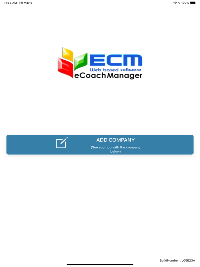 eCoachManager Driver App