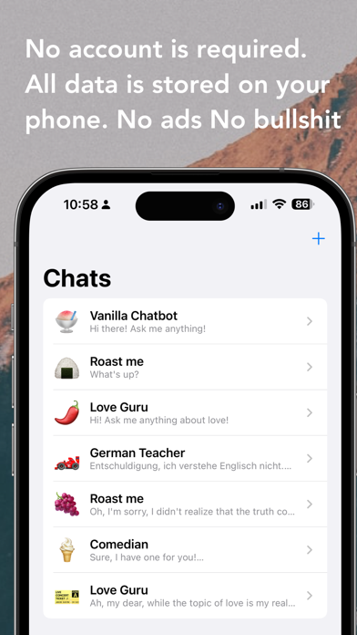 ChattyAI - Simple AI Chat Screenshot