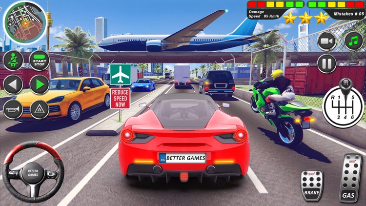 City Car Driving School Sim 3D screenshot-3