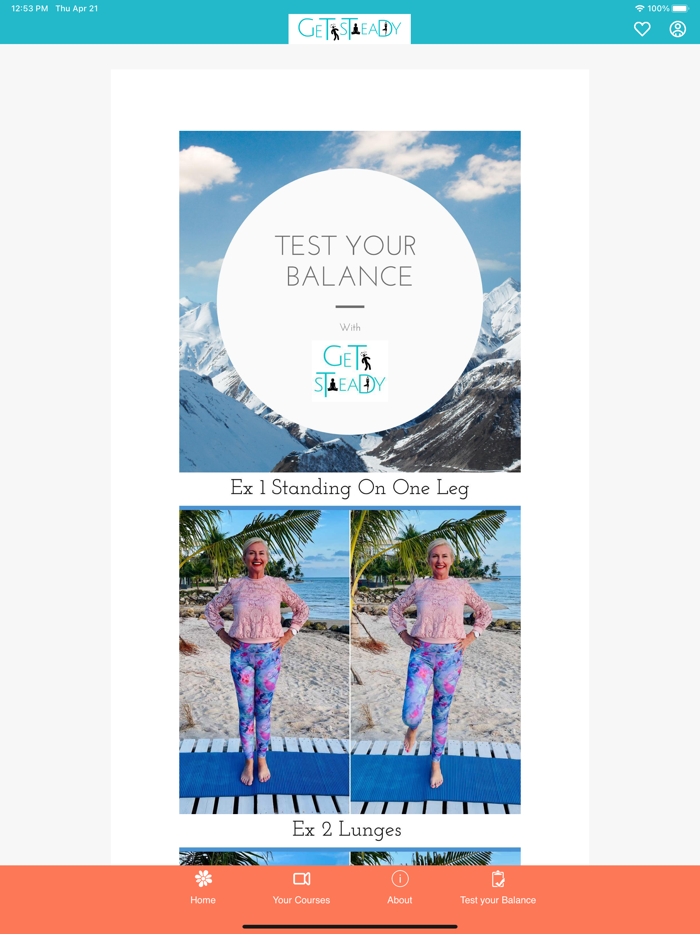 Get Steady- Balance Exercises