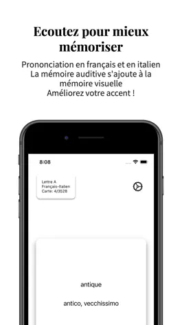 Game screenshot Vocabulaire Italien-Français apk