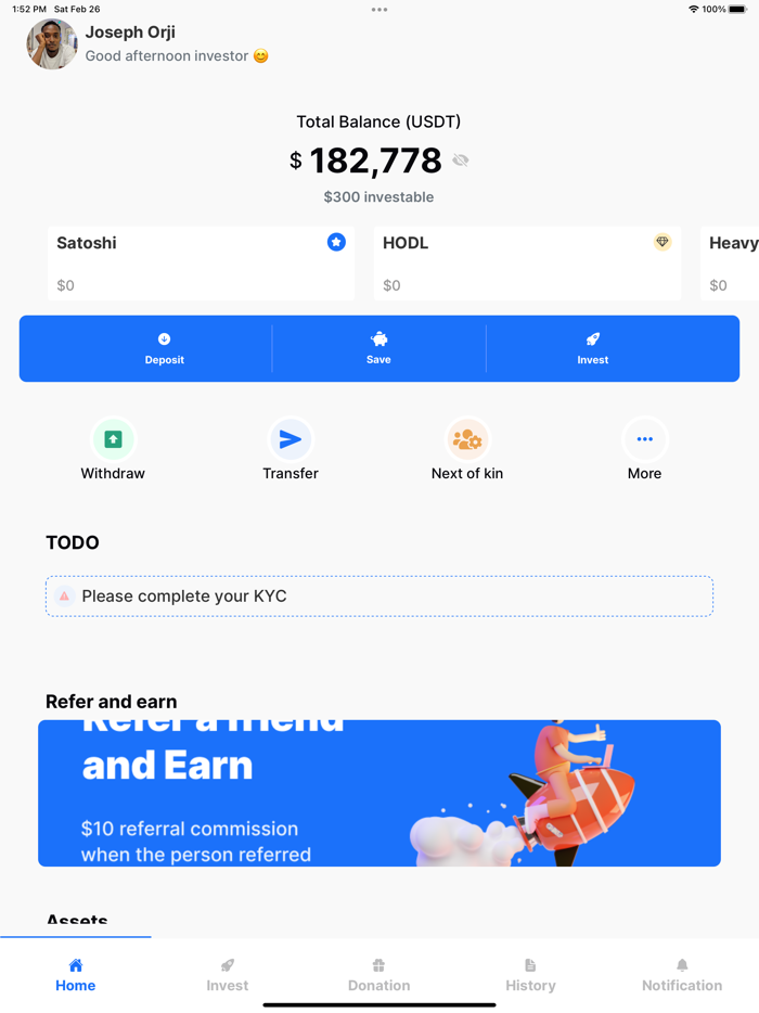 Truzact Save  invest Crypto