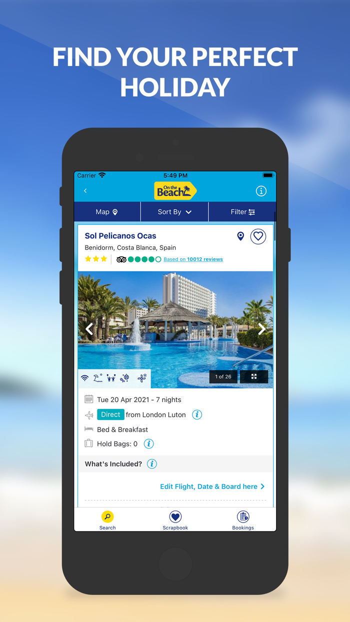On the Beach Holiday App