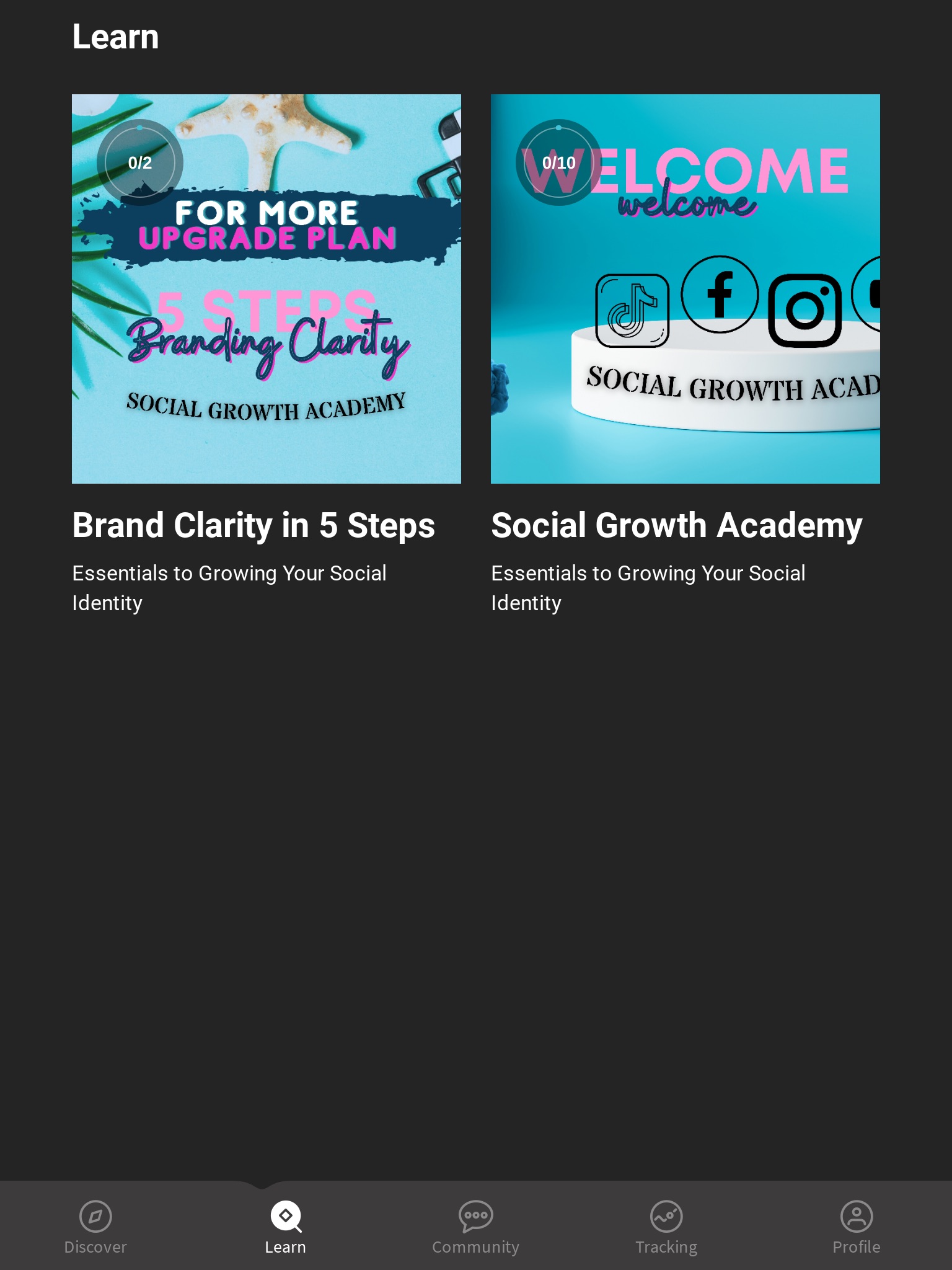 Social Growth Academy screenshot 2