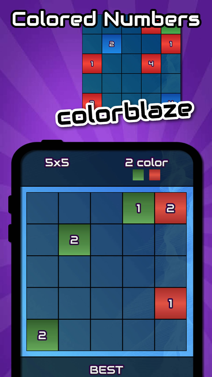 Colorblaze Puzzle Brain Games