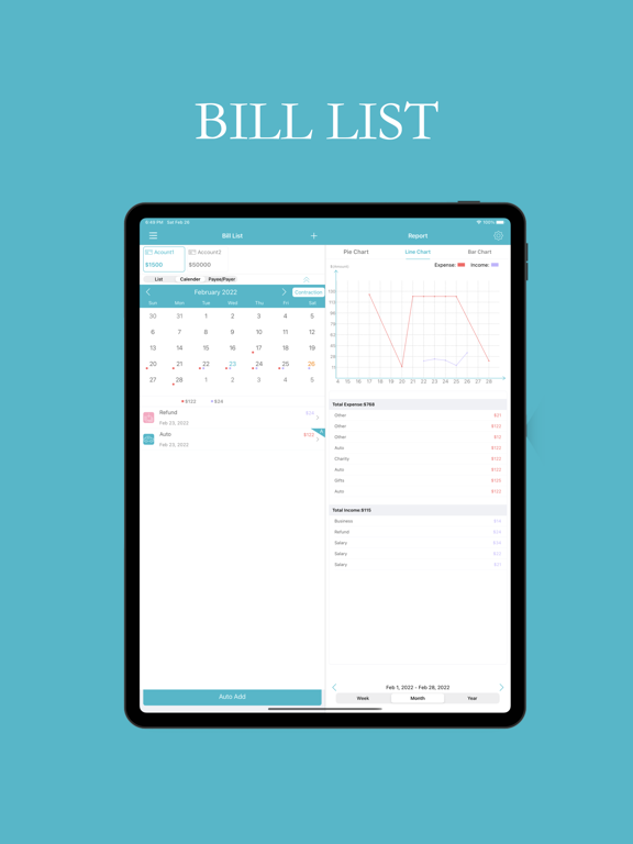 Bill List screenshot 4