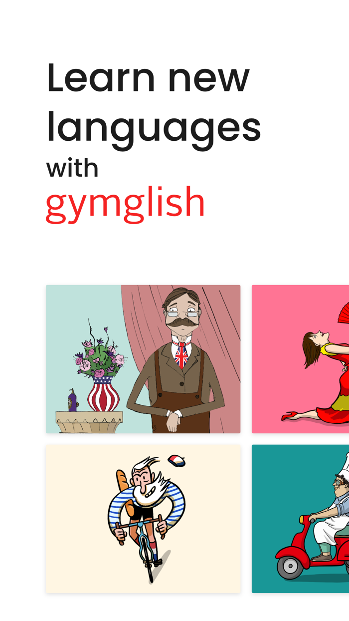 Language lessons - Gymglish