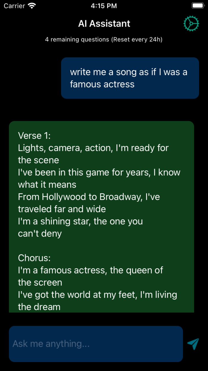 AI Assistant Chat to AI