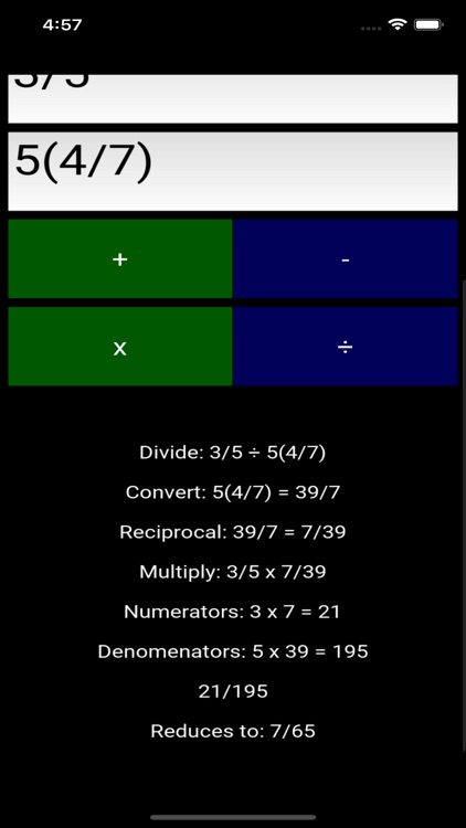 Fractions Steps Calculator screenshot-5