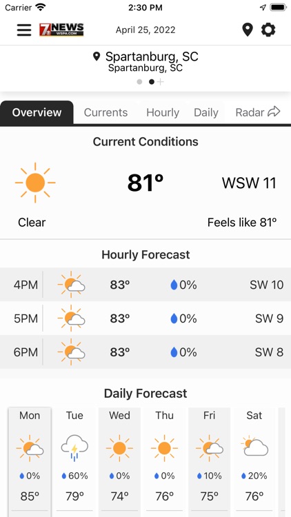 WSPA Weather