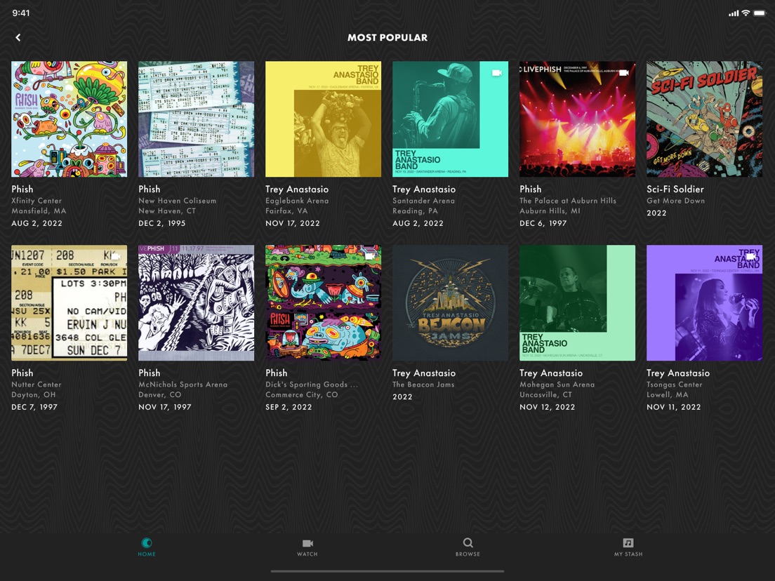 LivePhish App voor iPhone, iPad en iPod touch AppWereld