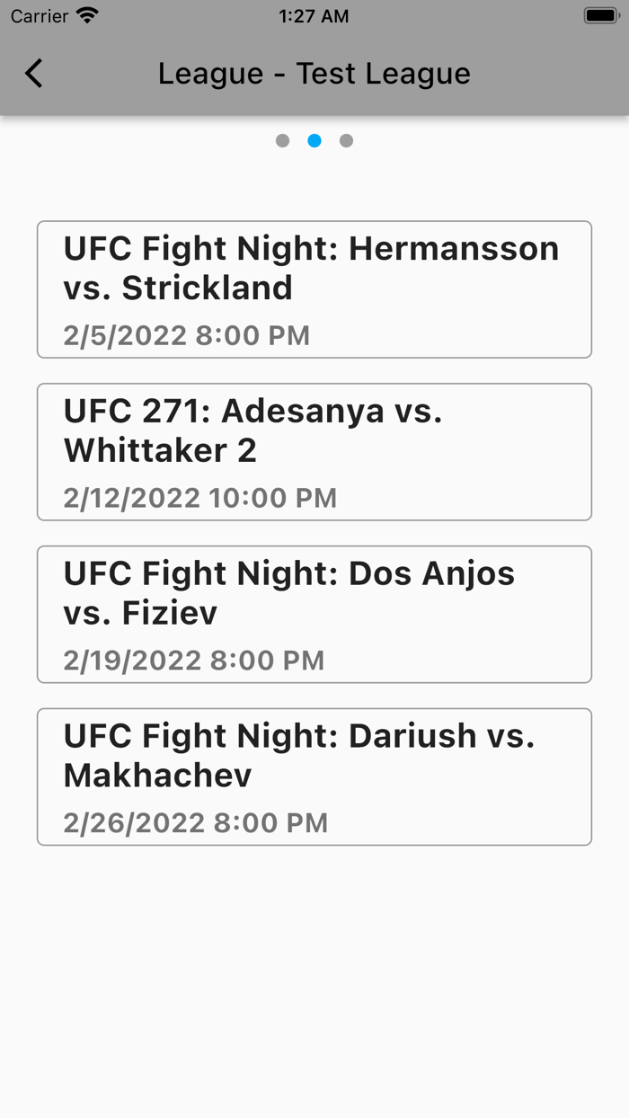 Fantasy Fight League