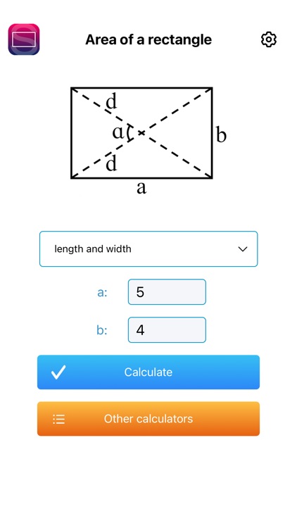 Areas of figures