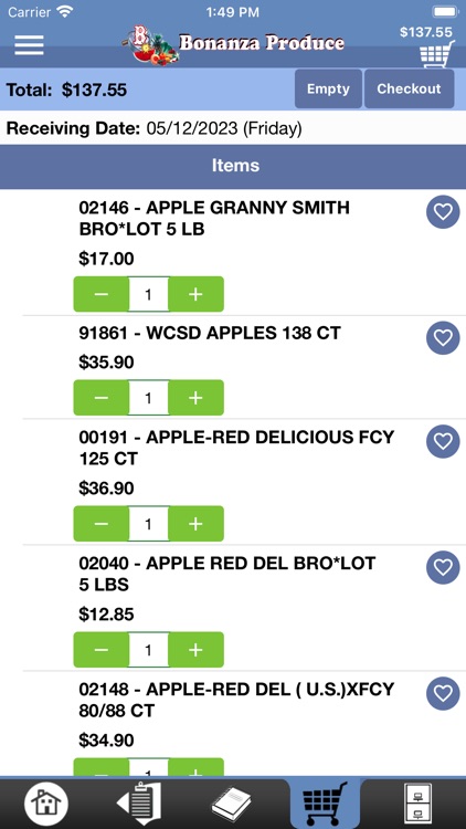 Bonanza Produce Ordering screenshot-3