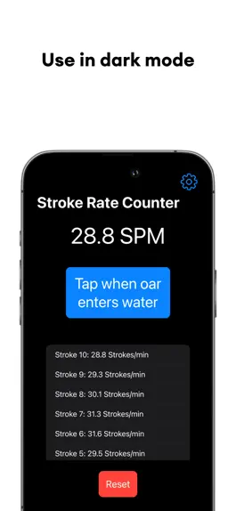 Game screenshot Stroke Rate Counter for Rowing hack