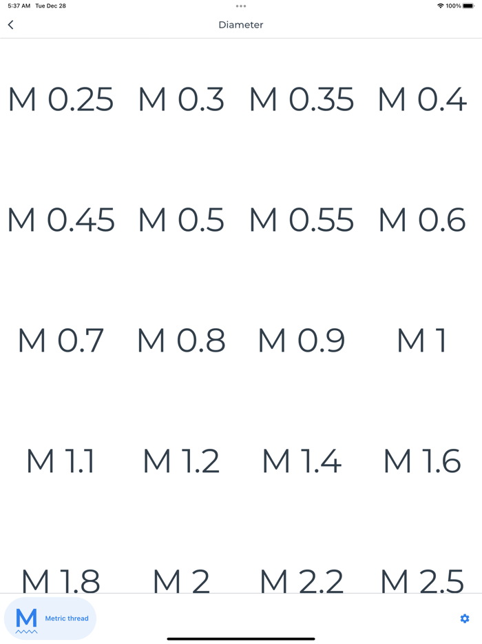 ISO Metric Thread tolerance