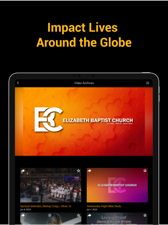 Elizabeth Baptist Church. screenshot 4