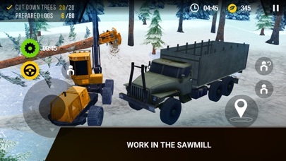 Forest Harvester Tractor 3D screenshot 2