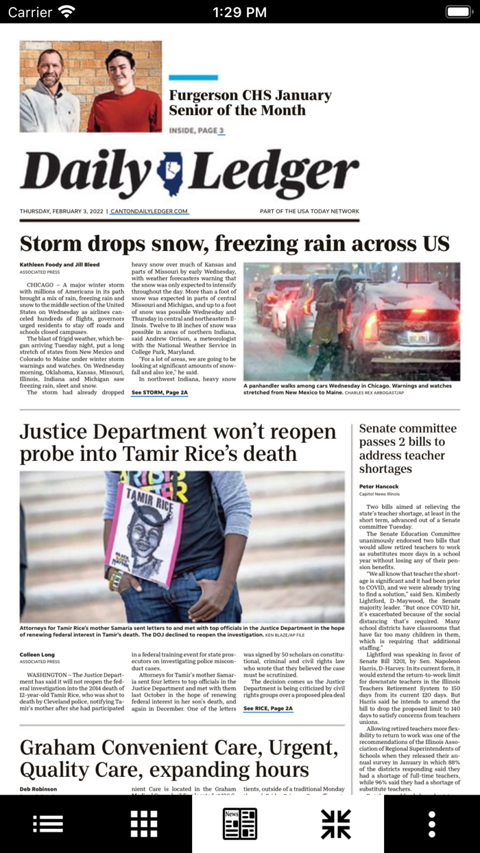 Canton Daily Ledger Print