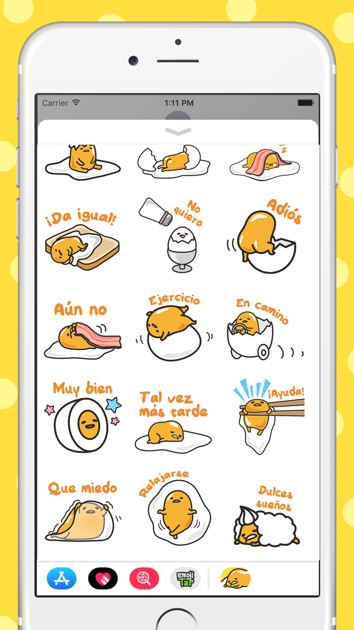 Gudetama Stickers Digitales