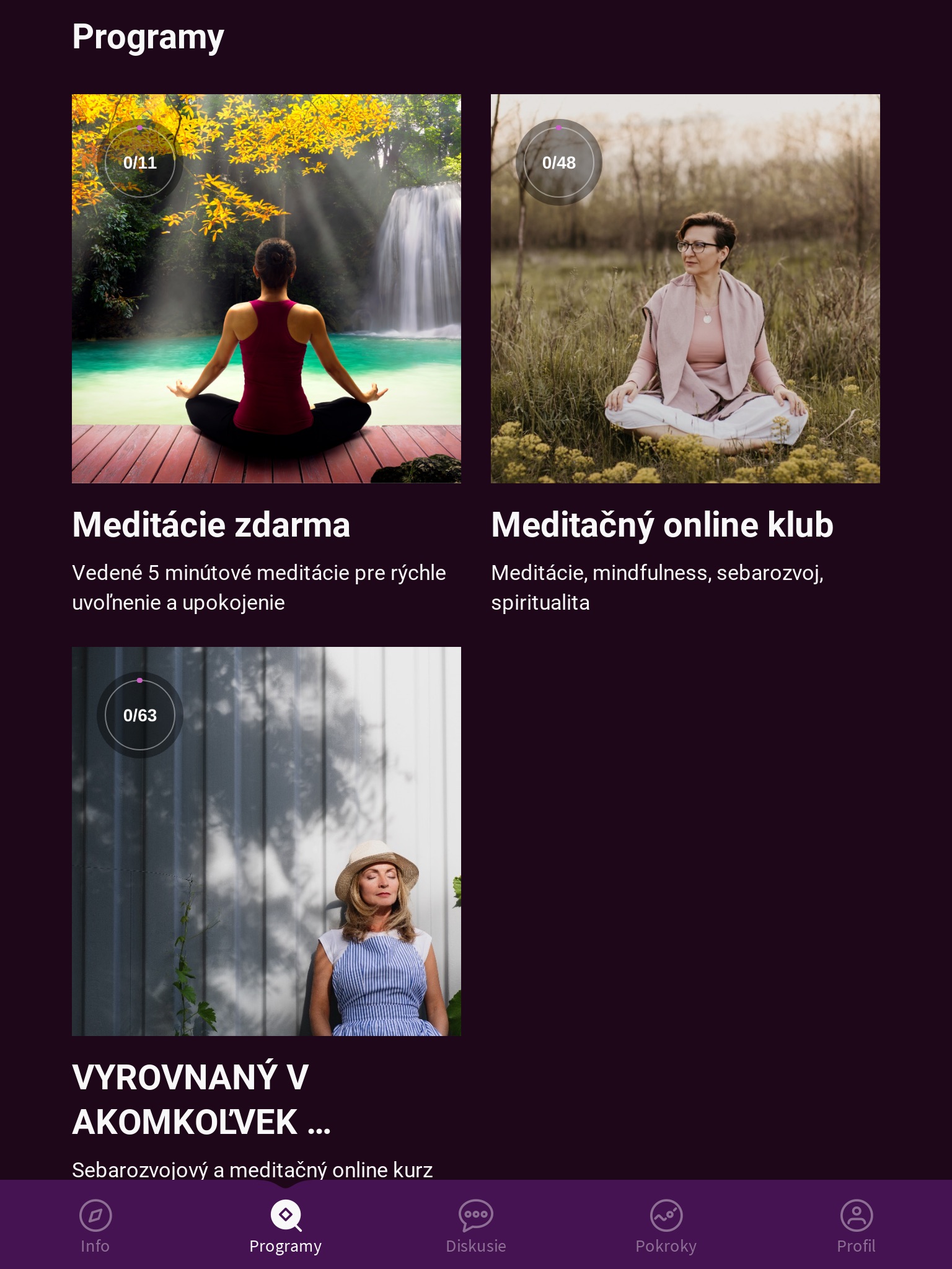 MEDOK - meditácie a sebarozvoj screenshot 4