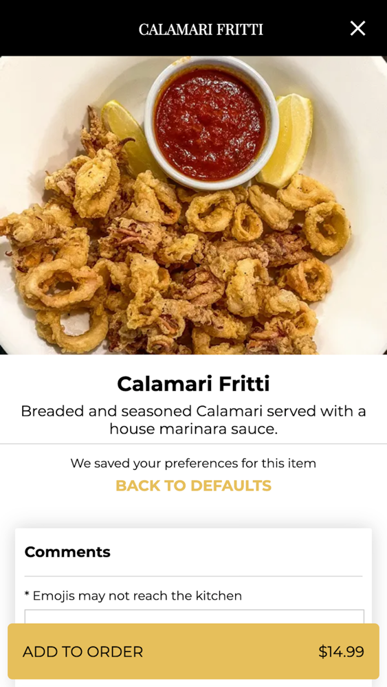 Grand Restaurant Group App for iPhone Free Download