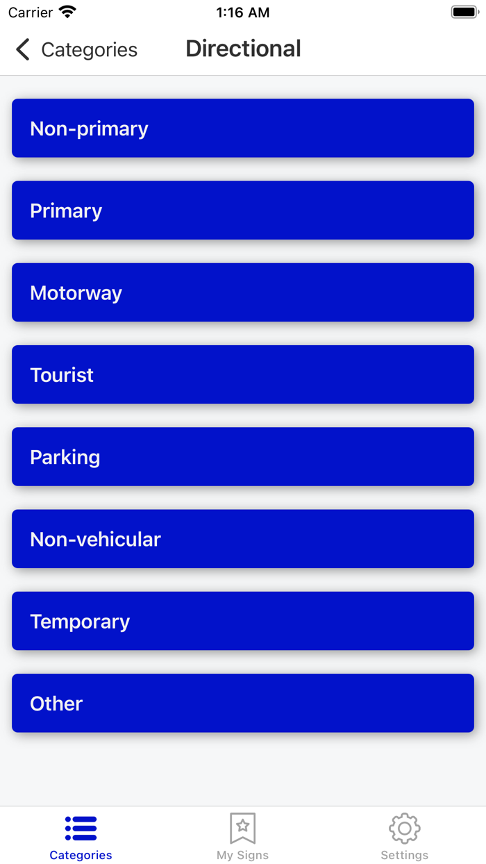Driving Theory - Road Signs
