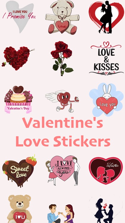 Valentine's - Love Stickers