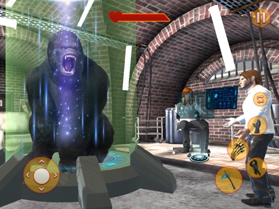 Gorilla City Attack 3D screenshot 2