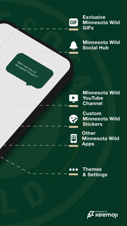 Minnesota Wild Keyboard