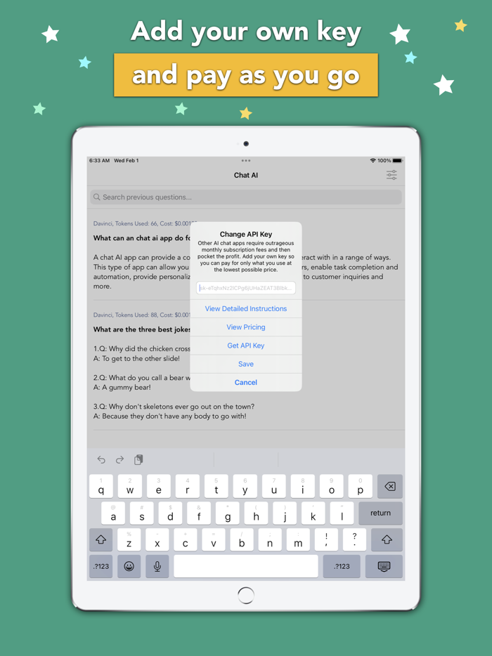 Chat AI Pay as You Go