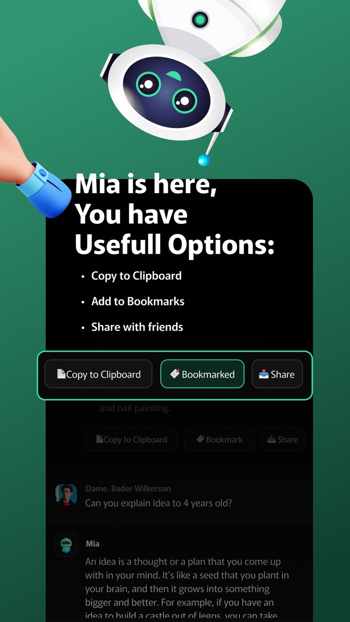 Mia Chat  Prompts with AI