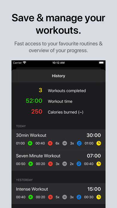 Burnd - HIIT Trainer & Timer screenshot 3