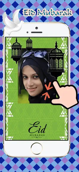 Game screenshot Eid Mubarak Photo Frame Editor hack