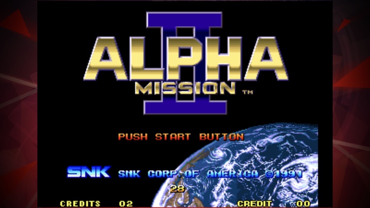 ALPHA MISSION II ACA NEOGEO