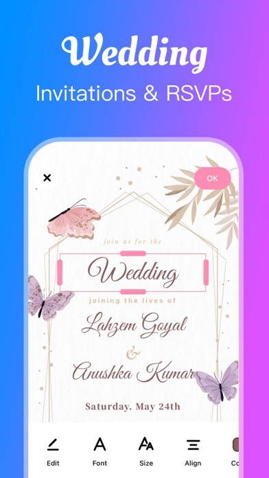 Invitation Maker Greeting Card screenshot 3