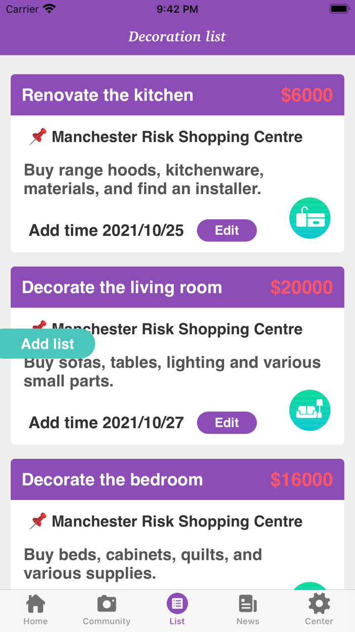 Home Decoration Assistant