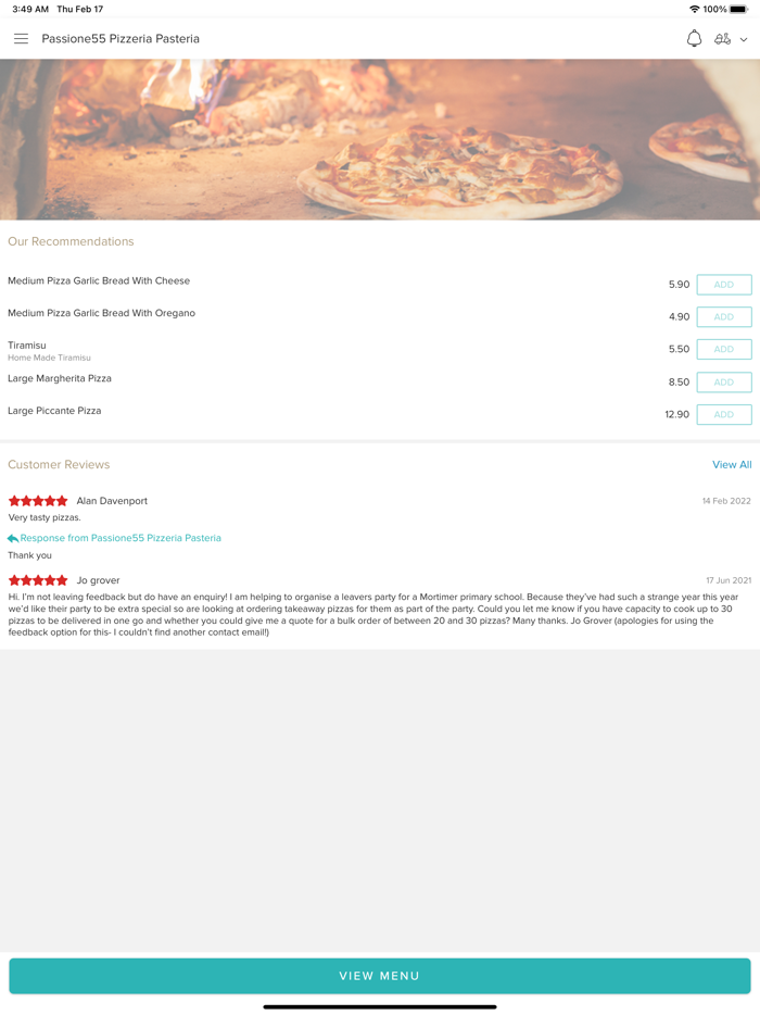 Passione55 Pizzeria Pasteria