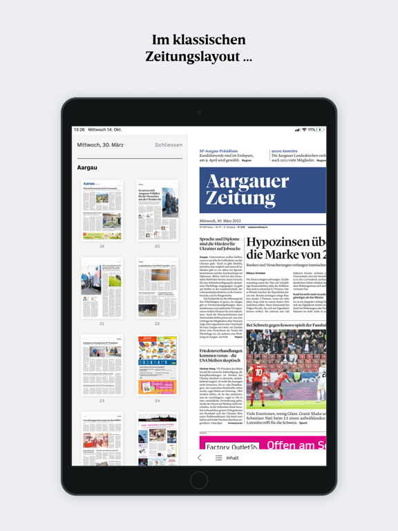 Aargauer Zeitung E-Paper screenshot 3