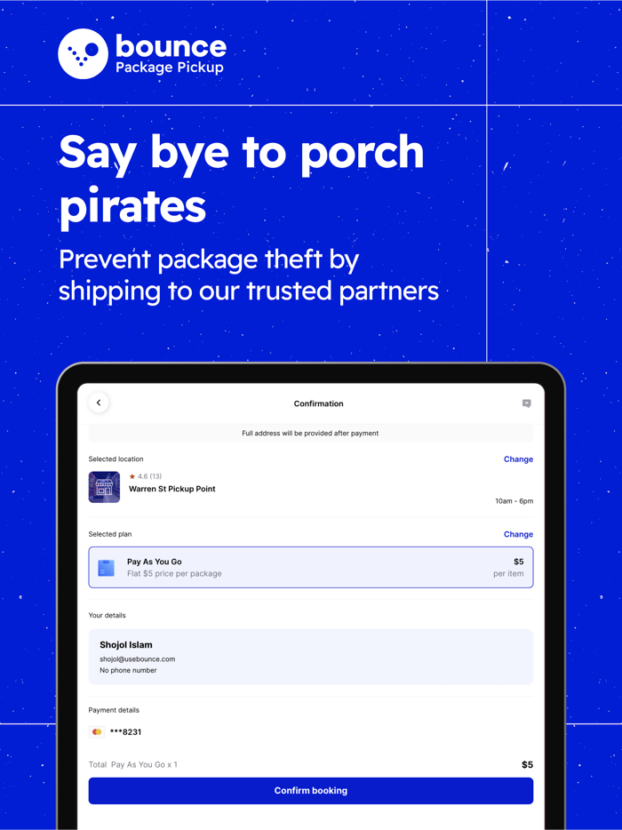 Bounce Package Pickup