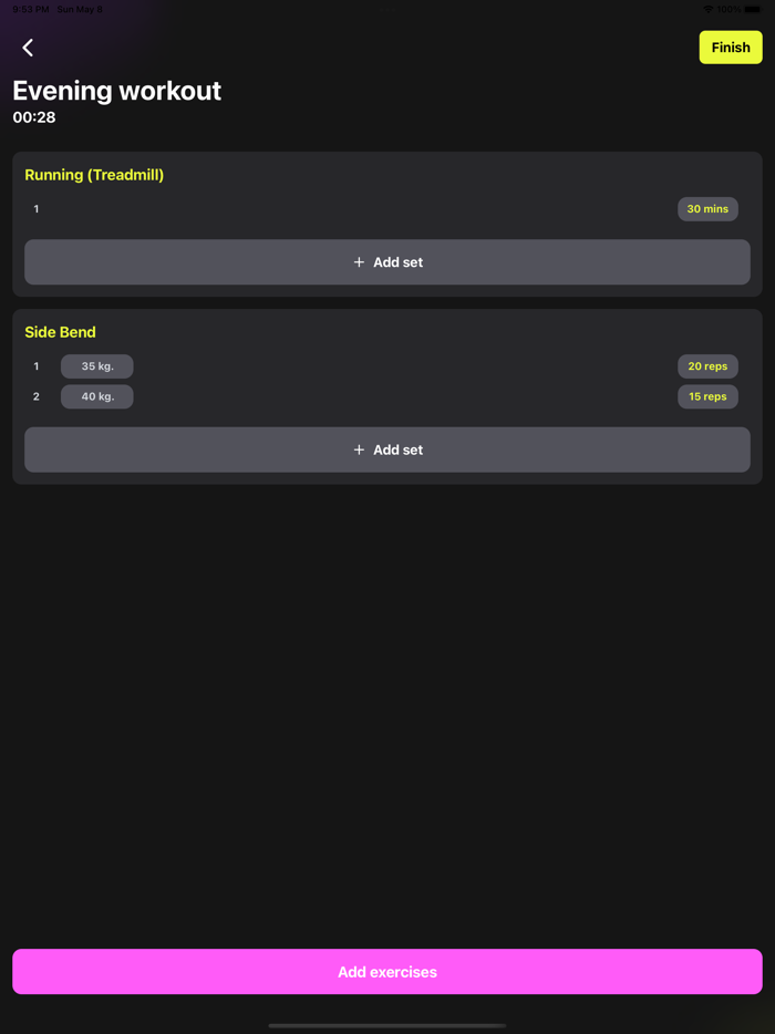 Fitz - Workout Tracker